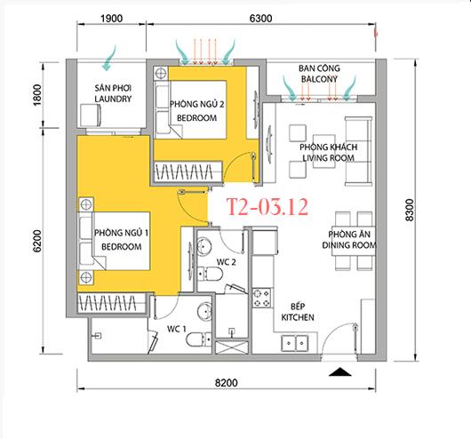 Thiết kế căn hộ 12