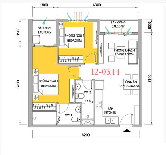 Thiết kế căn hộ 14