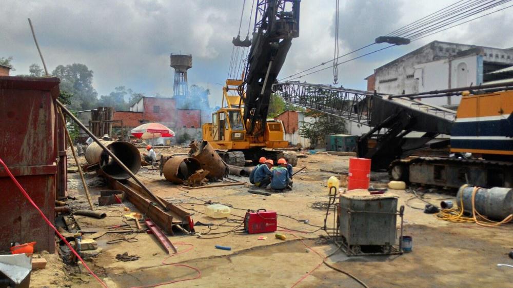 Thi công móng cọc