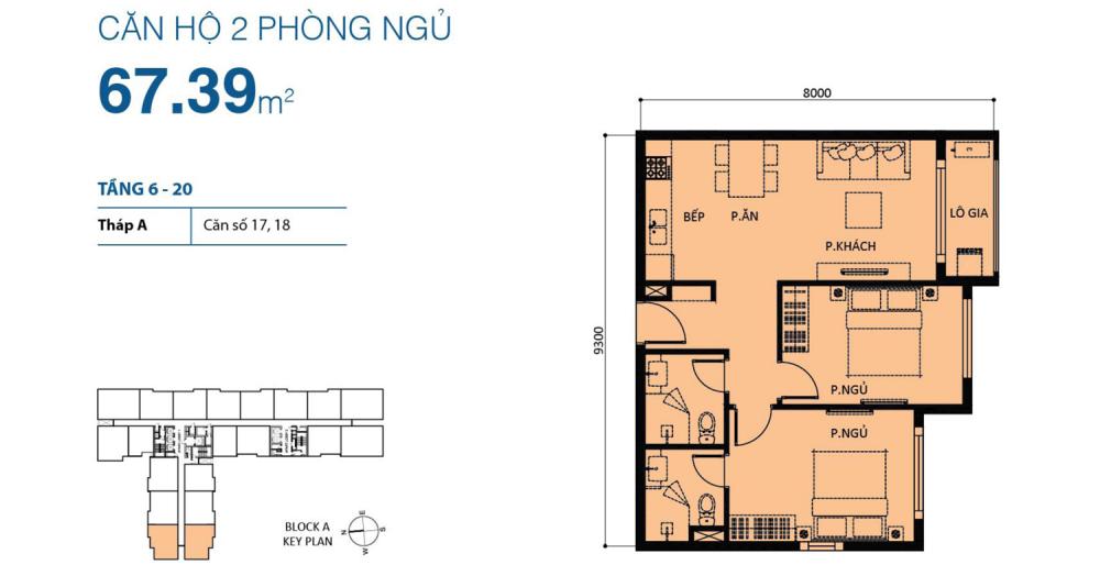 Thiết kế căn hộ 17, 18