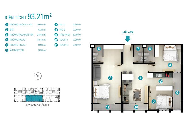 Thiết kế căn hộ A4