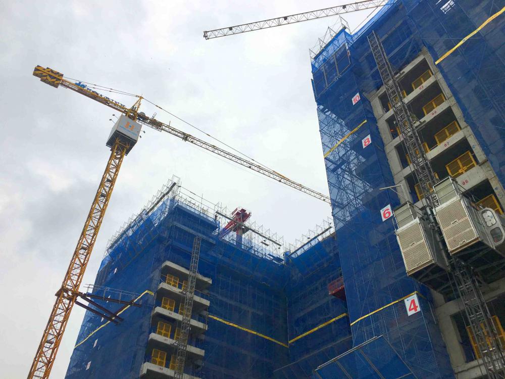 Dự án đang thi công phần thô