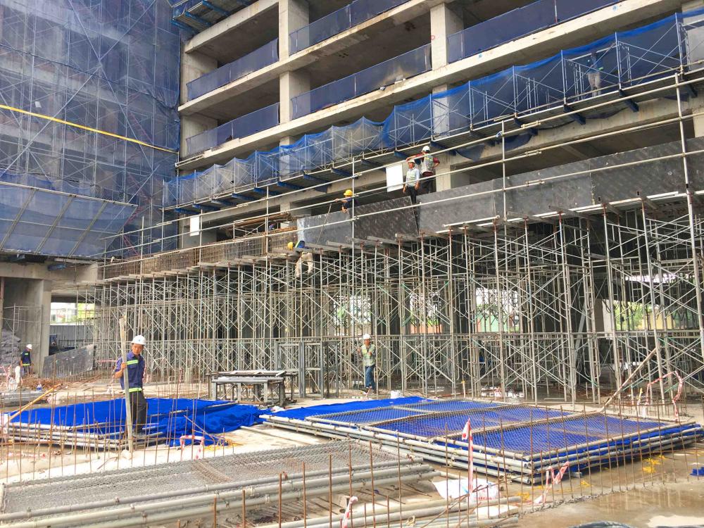 Dự án đang thi công phần thô