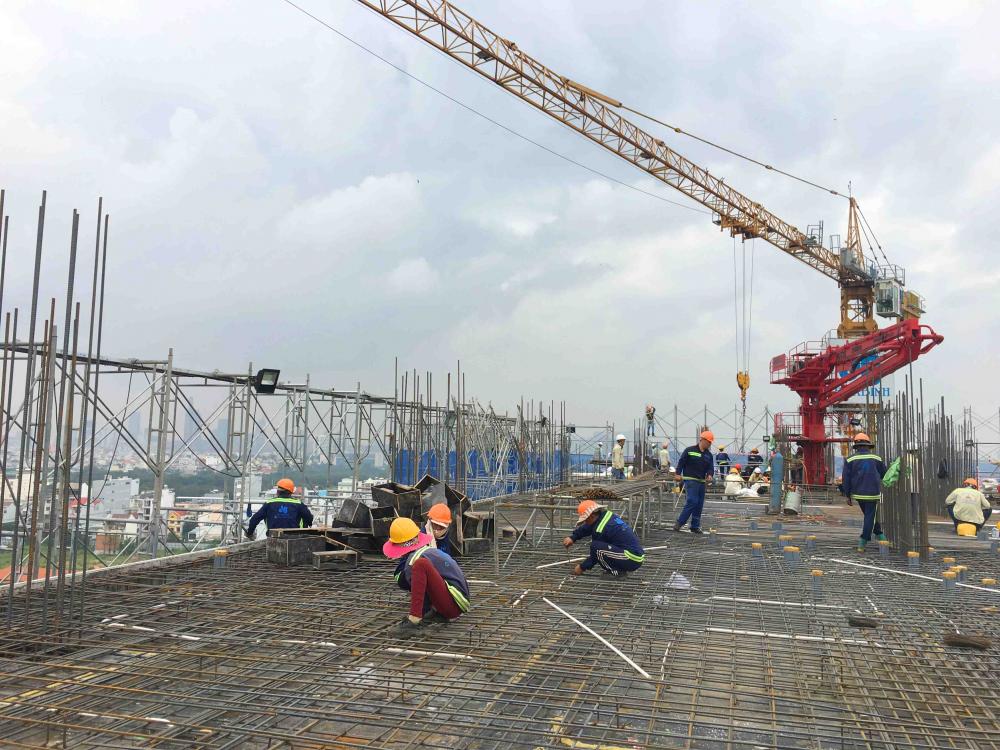 Dự án đang thi công phần thô