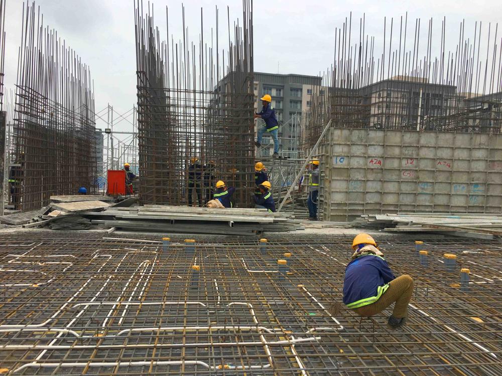 Dự án đang thi công phần thô