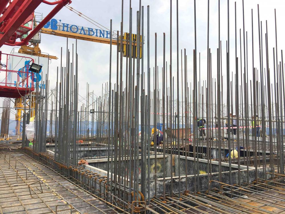 Dự án đang thi công phần thô