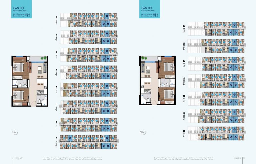 Thiết kế căn hộ 21, 03, 08, 06