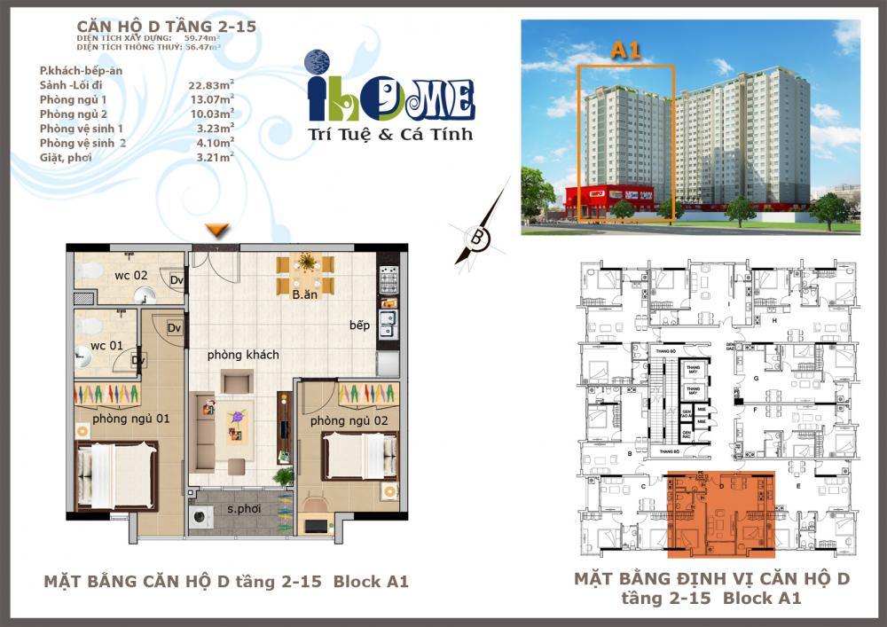 Thiết kế căn hộ D