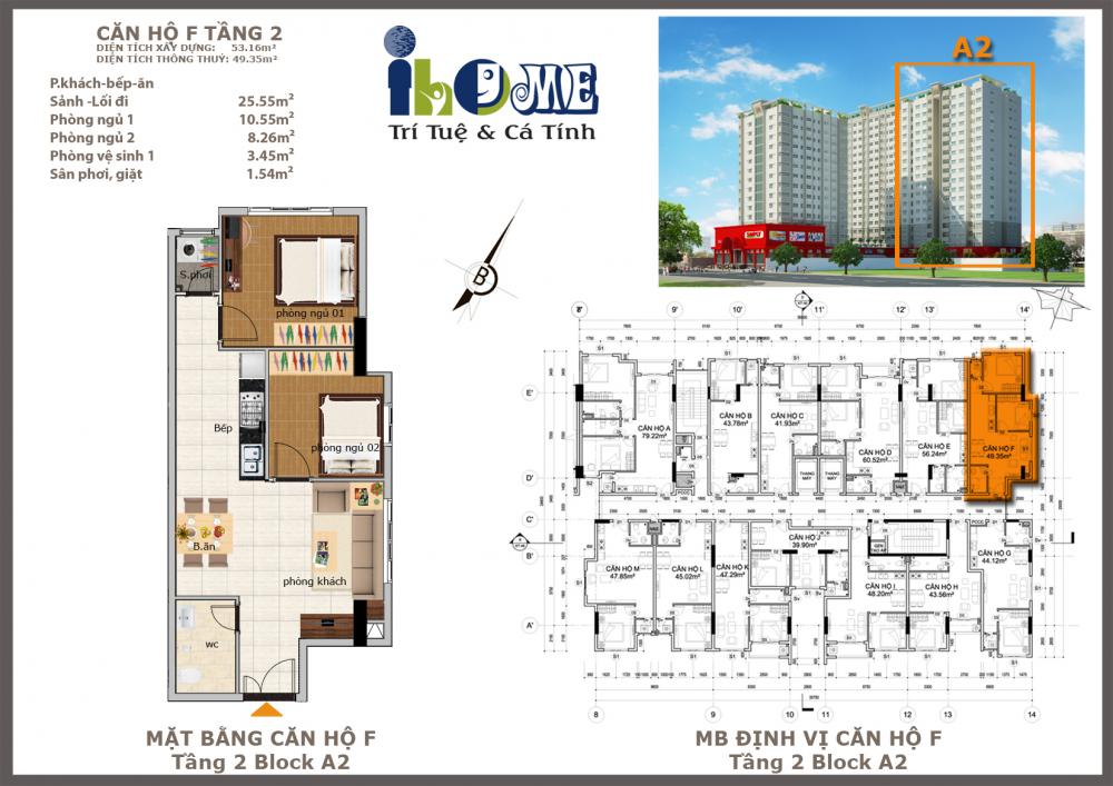 Thiết kế căn hộ F