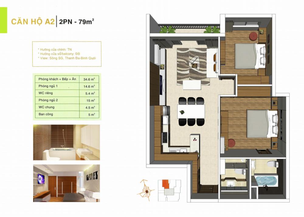 Thiết kế căn hộ A2