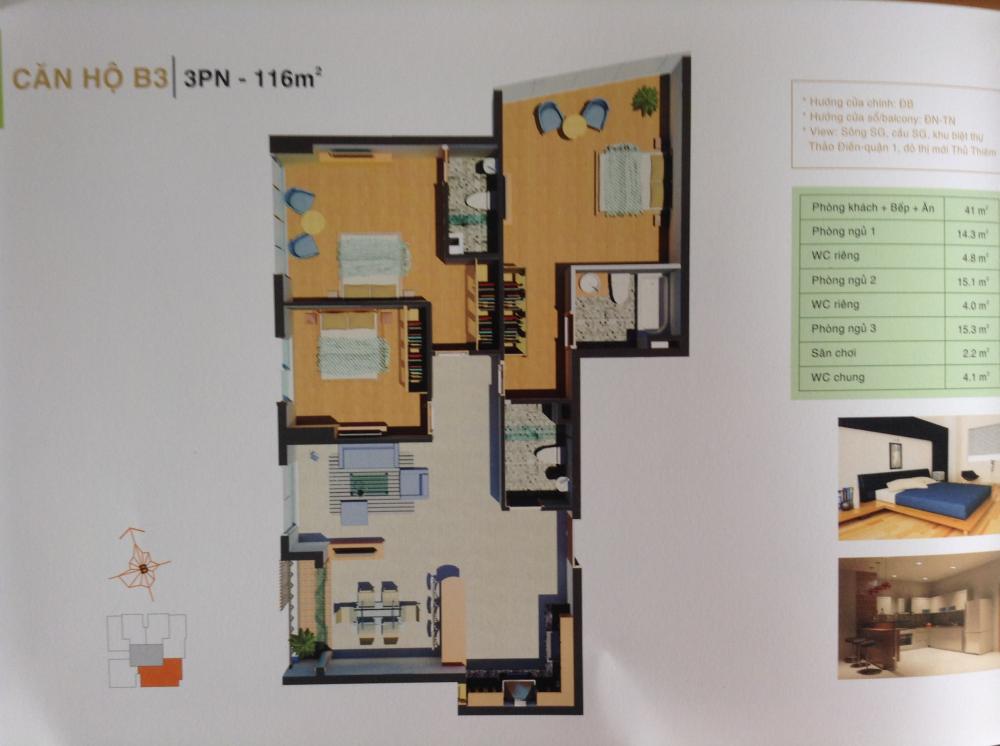 Thiết kế căn hộ B3