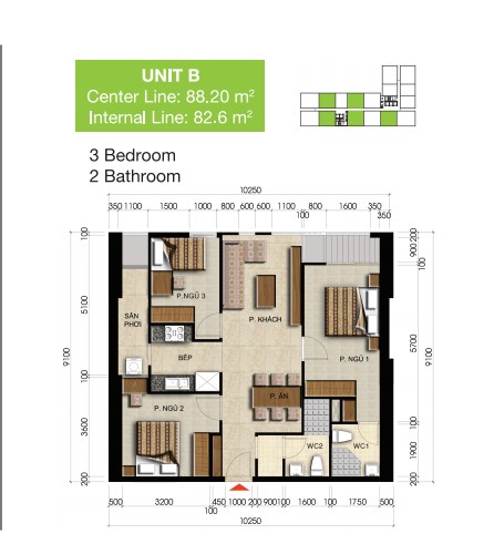 Thiết kế căn hộ B