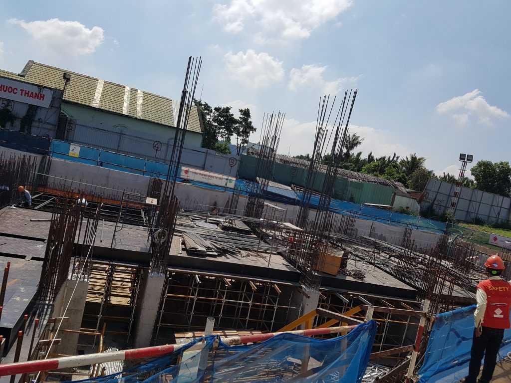 Đã hoàn thành phần móng.