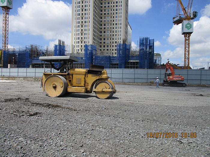 Dự án đang được thi công phần thô, tiến độ đúng với dự kiến.