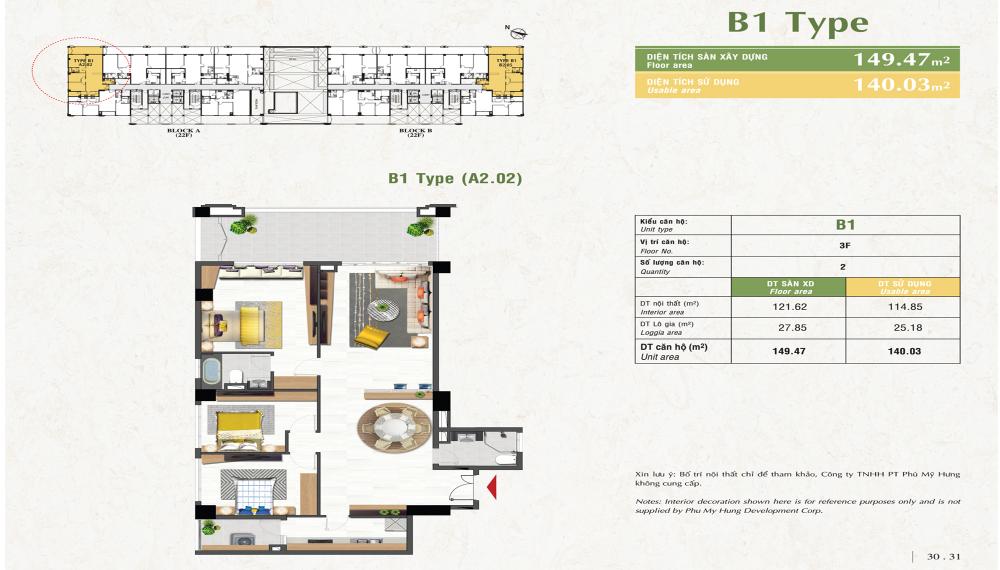 Thiết kế căn hộ B1