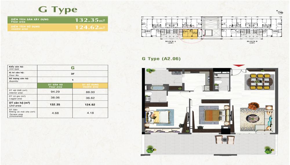Thiết kế căn hộ G