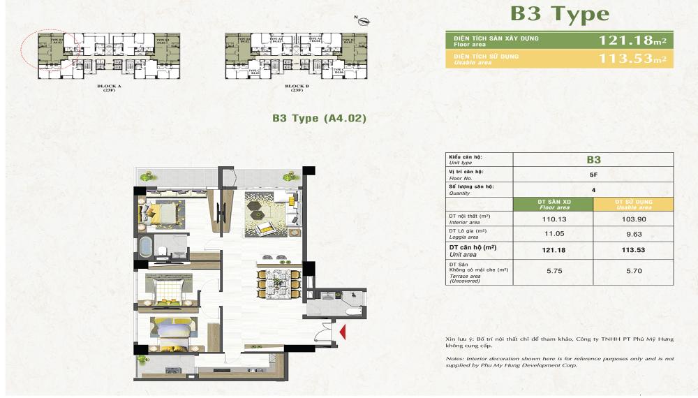 Thiết kế căn hộ B3