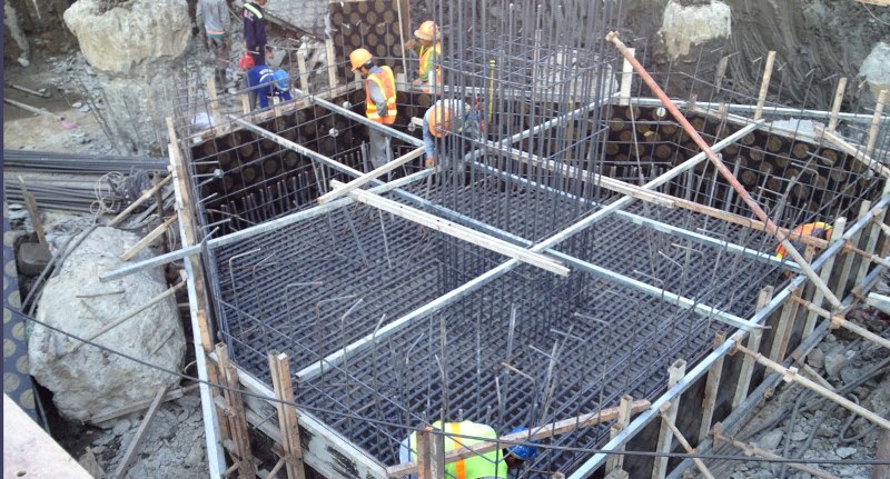 Hình ảnh thi công tại công trường dự án Elite Park