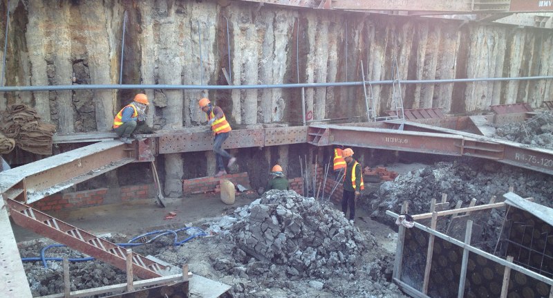 Hình ảnh thi công tại công trường dự án Elite Park