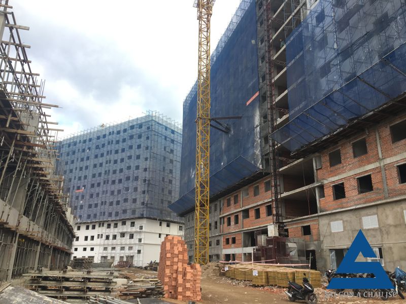 Block A1 cũng đang trong giai đoạn thi công hoàn thiện