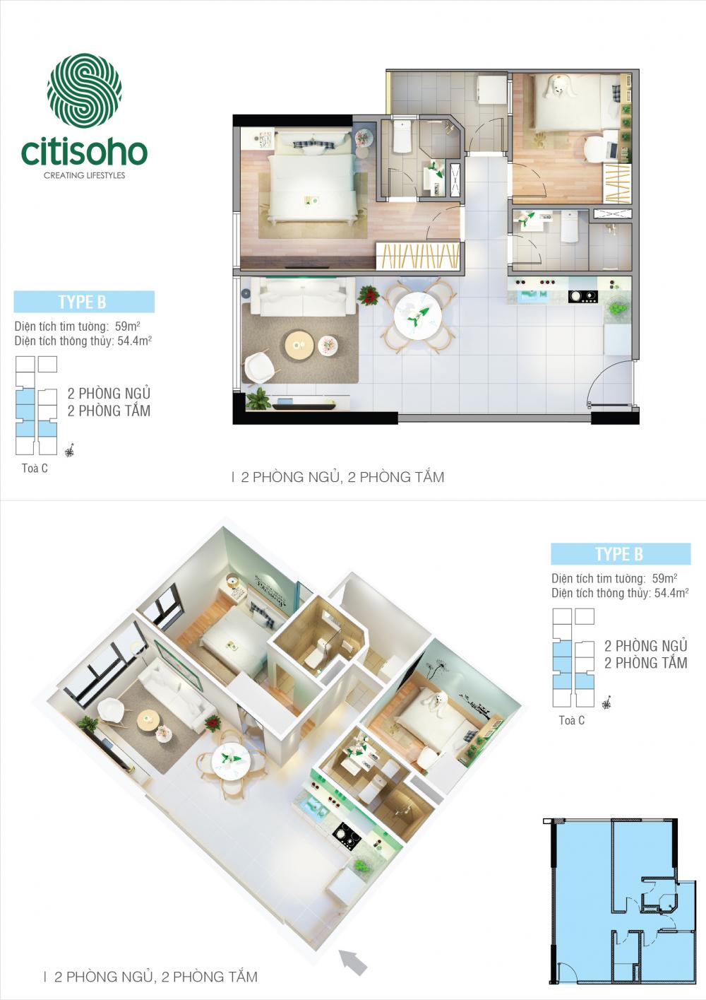 Thiết kế căn hộ B