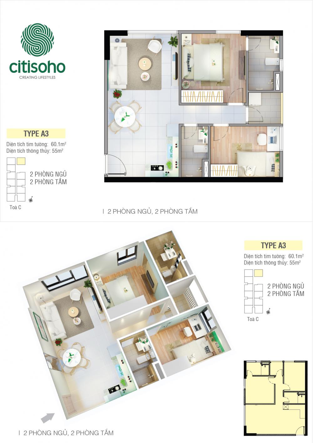 Thiết kế căn hộ A3