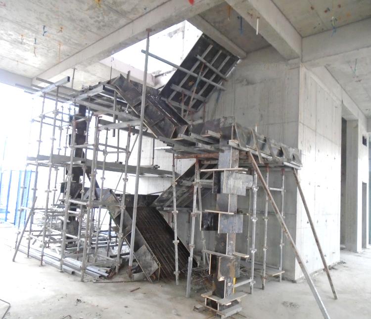 Dự án đã thi công tới sàn tầng 7