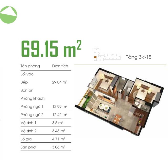 Thiết kế căn hộ B09