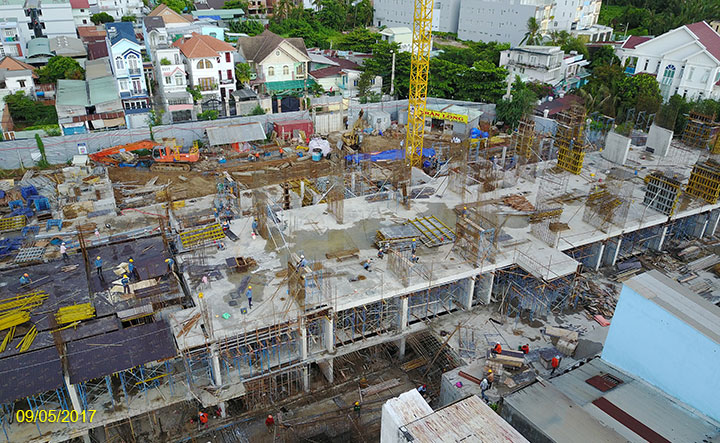 Dự án đang thi công phần thô