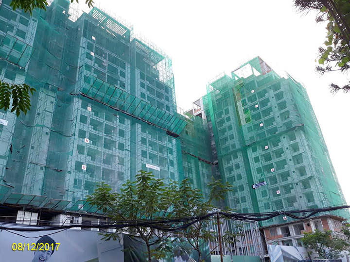 Dự án đã cất nóc và đang hoàn thiện