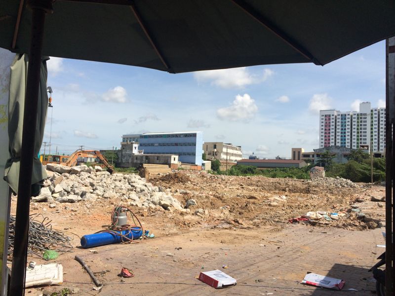 Dự án đang trong giai đoạn thi công phần móng