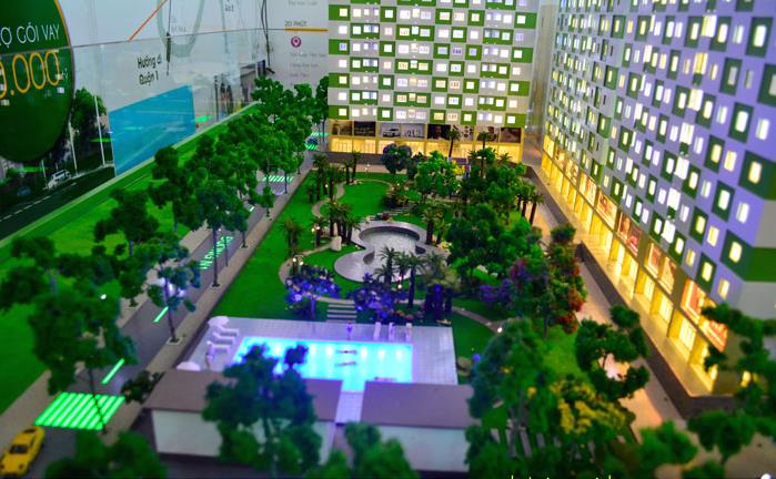 Công viên xanh được xây dựng tại Đạt Gia Centre Point đạt gia thủ đức