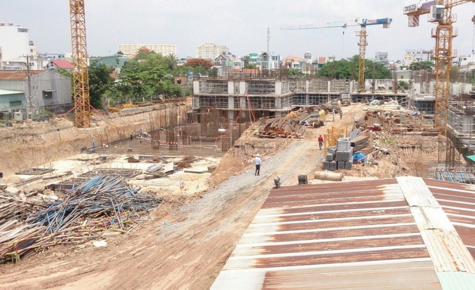 Dự án đang thi công phần thô