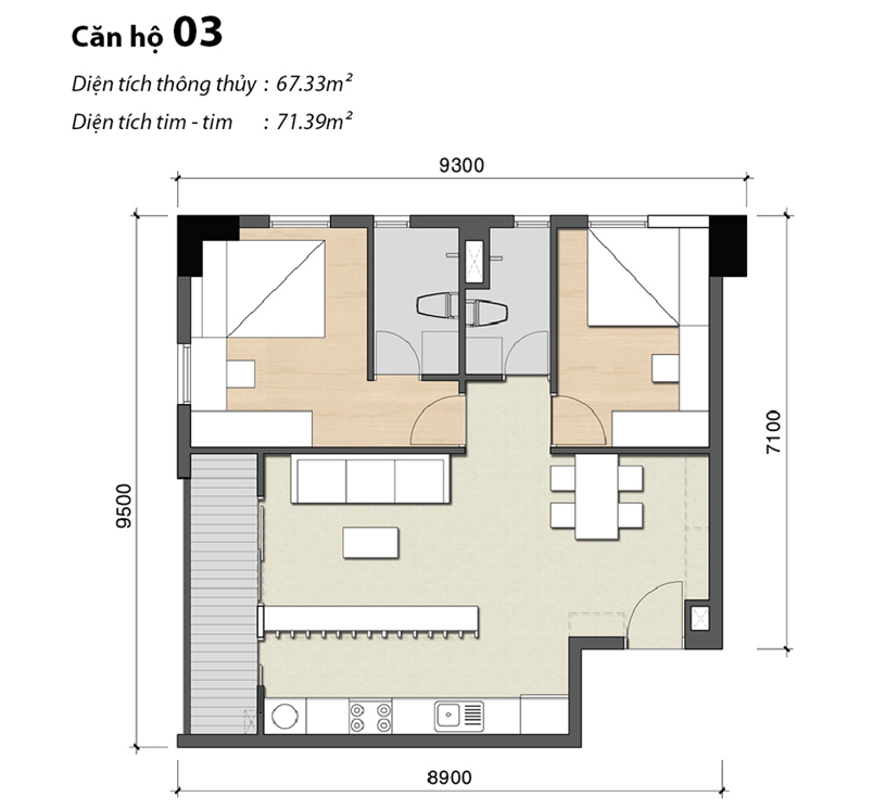 Thiết kế căn hộ 03