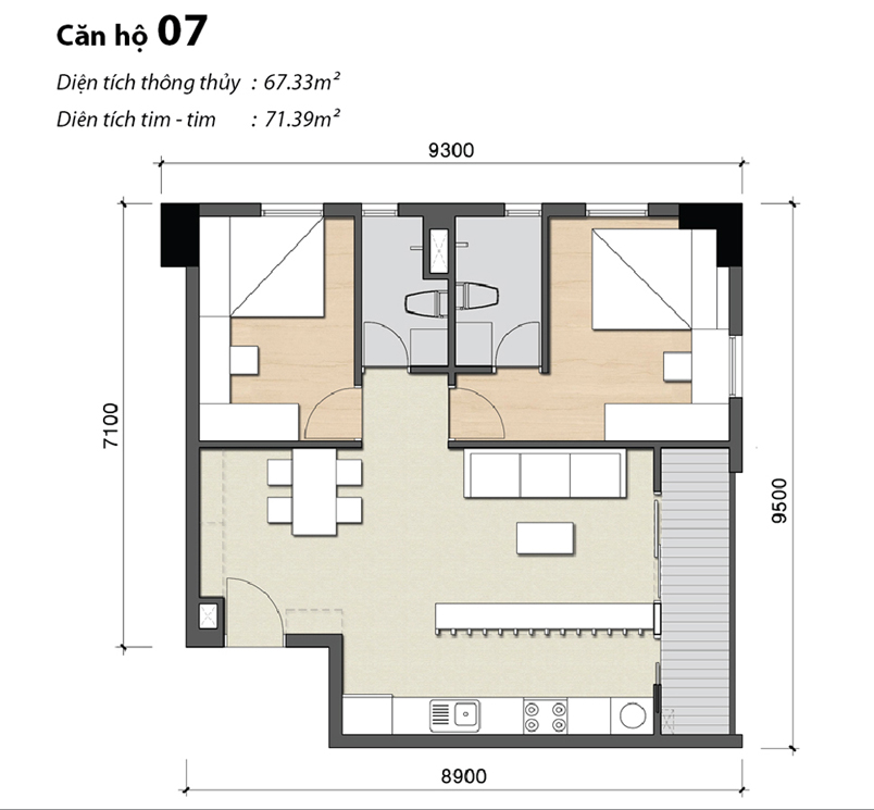 Thiết kế căn hộ 07