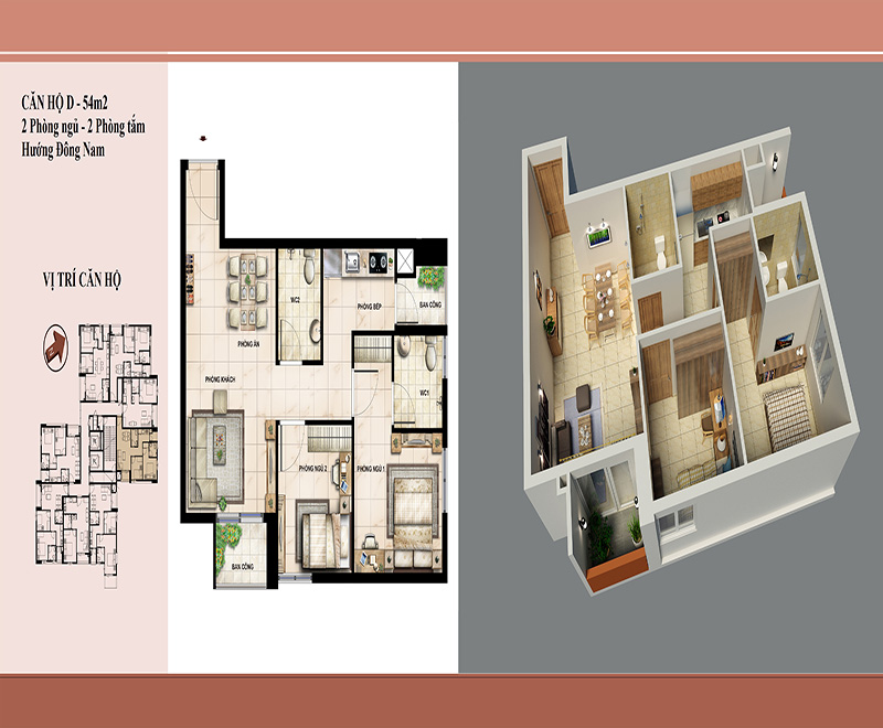 Thiết kế căn hộ D