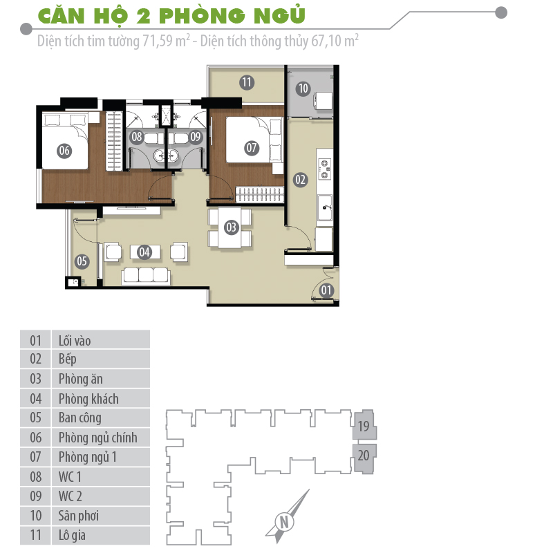 Thiết kế căn hộ 19