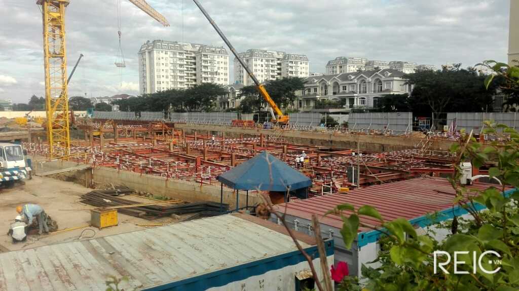 Dự án đang thi công móng