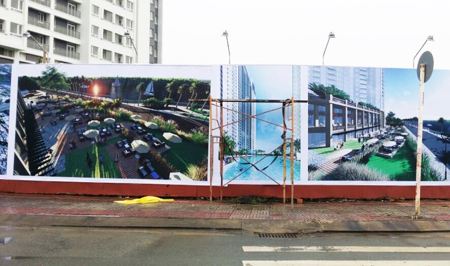 Dự án đang thi công hạ tầng