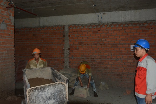 Dự án đang thi công phần thô