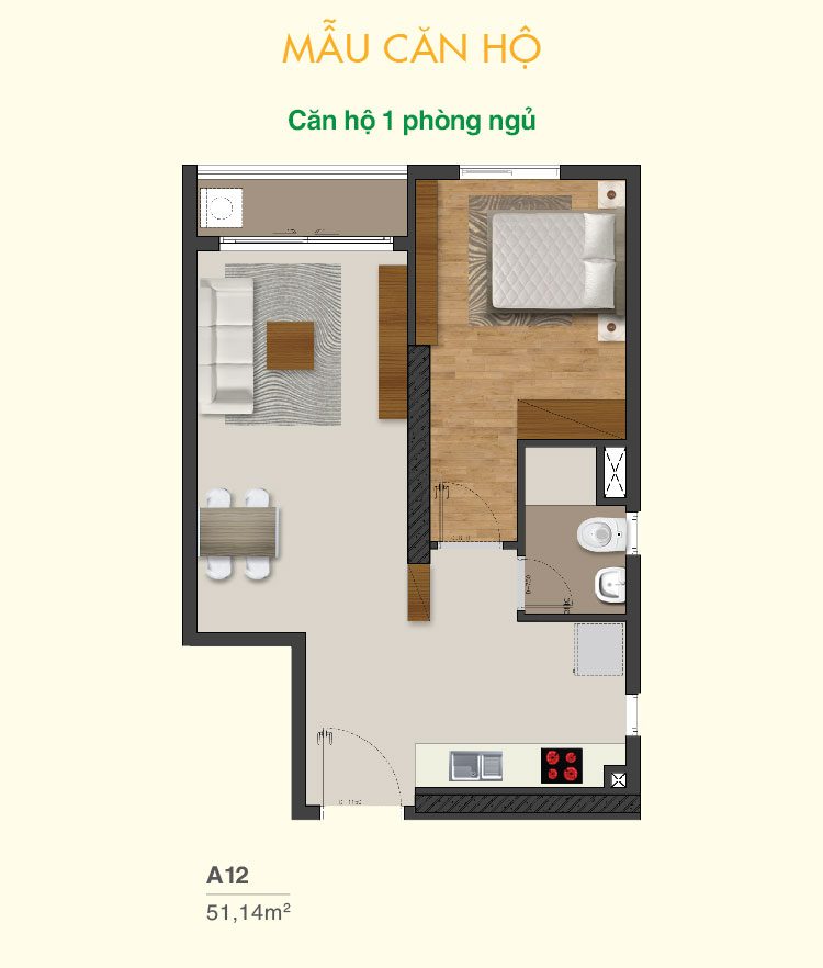 Thiết kế căn hộ A12