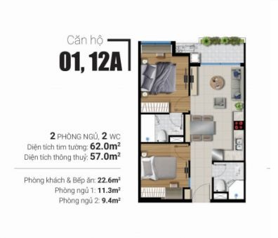 Căn hộ 01, 12A