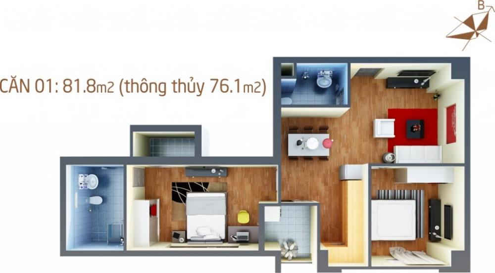 Thiết kế căn hộ 01