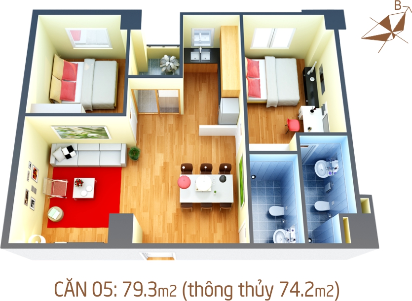 Thiết kế căn hộ 05