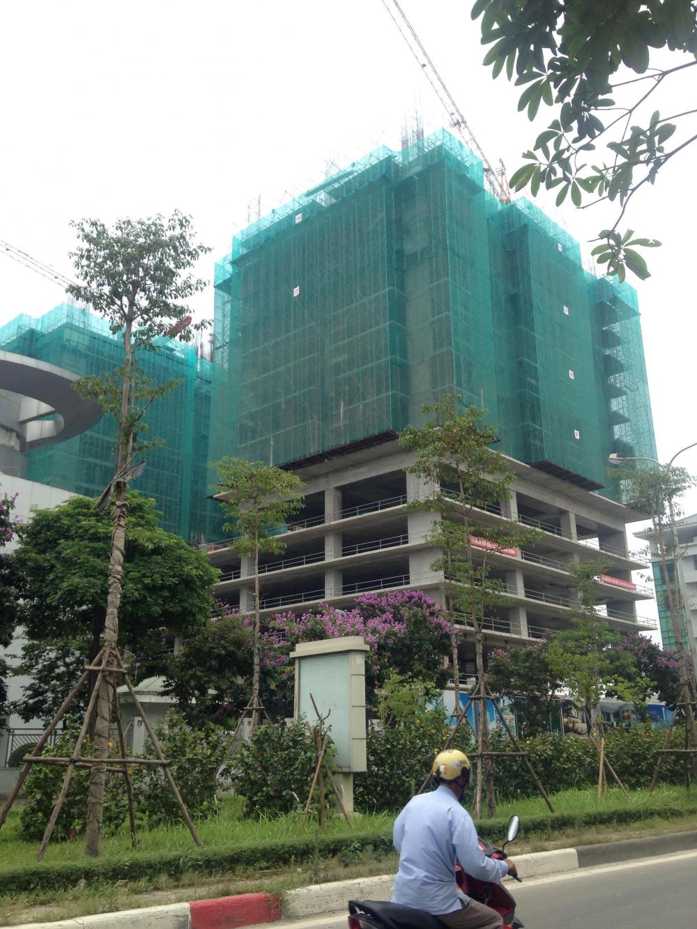 Dự án đang thi công mặt sàn tầng 16