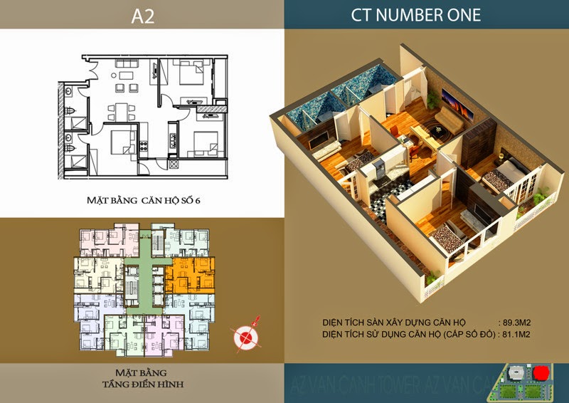 Thiết kế căn hộ số 6