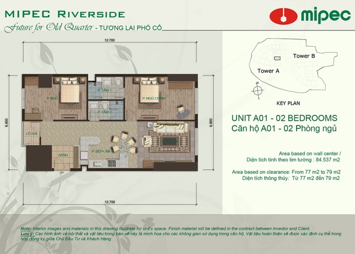 Thiết kế căn hộ A01