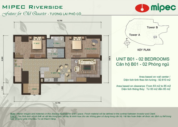 Thiết kế căn hộ B01