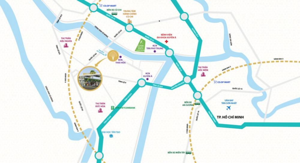 Vị trí dự án Bella Vista Bella Vista