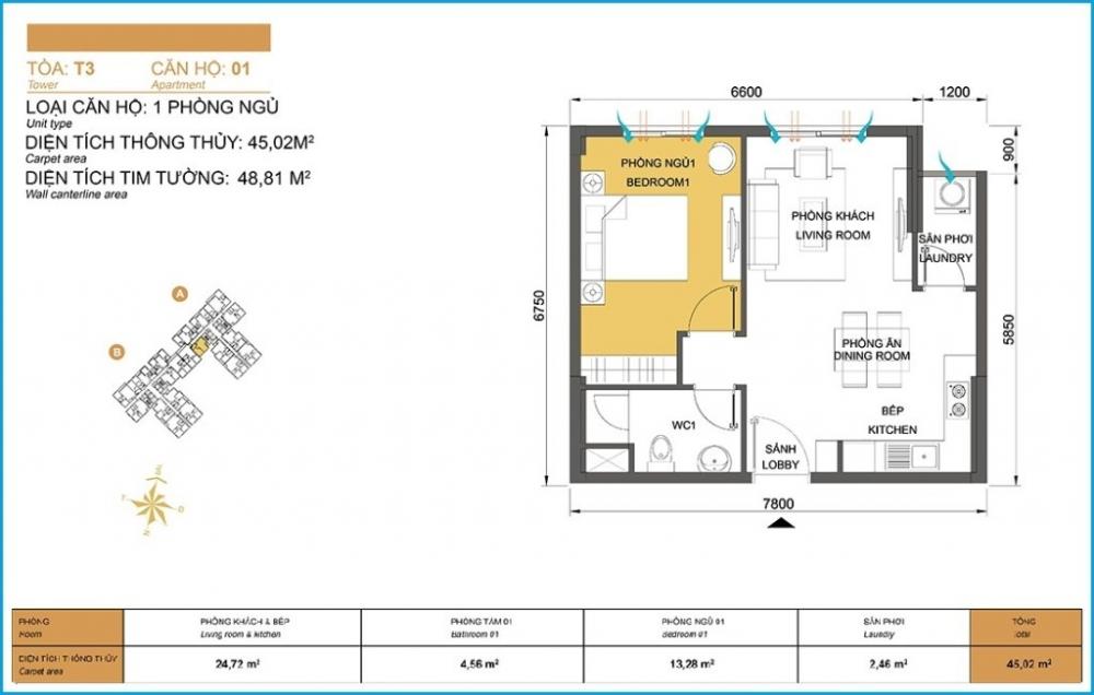 Thiết kế căn hộ 01